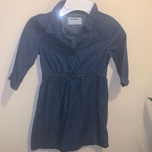 Toddler 5T blue Jean dress